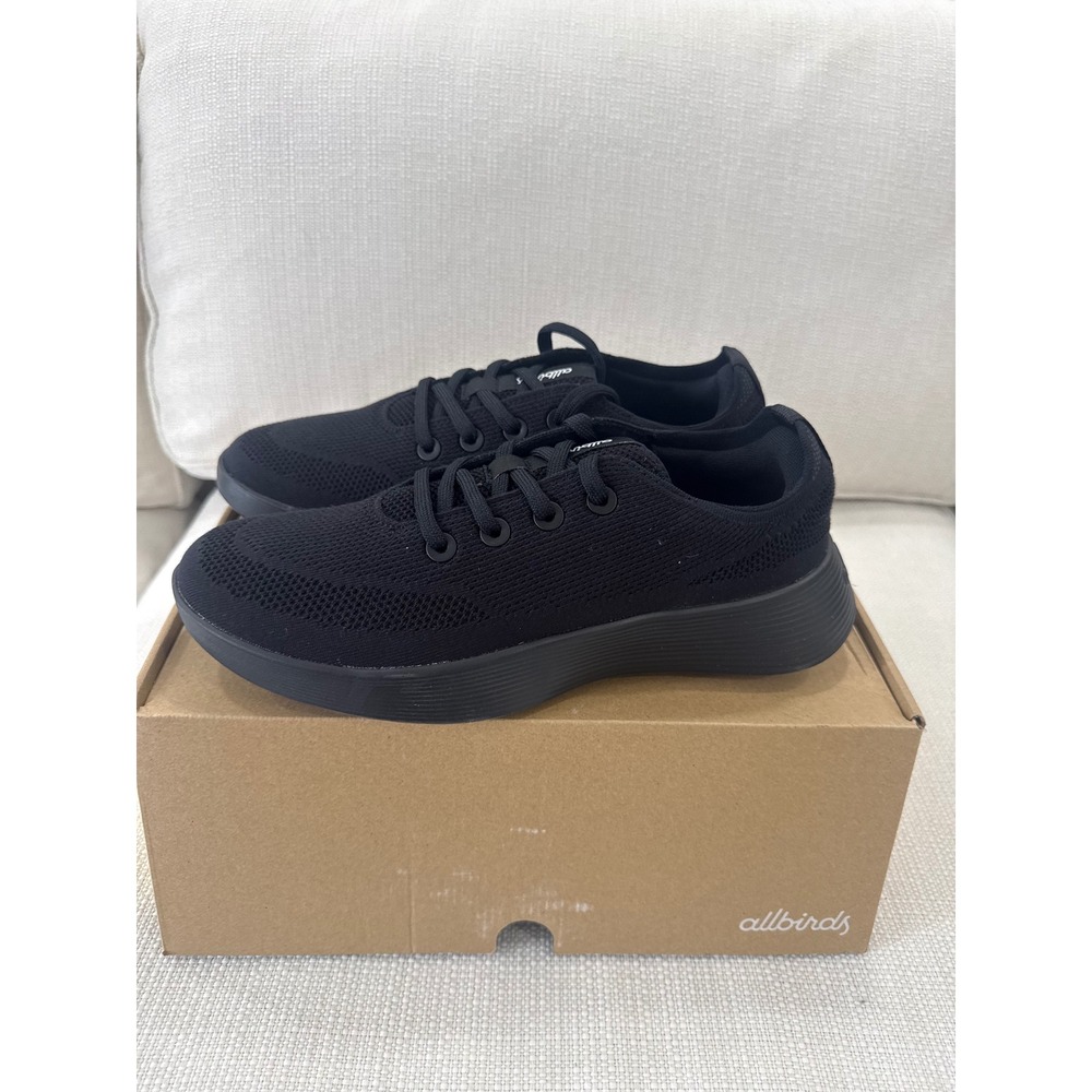 Allbirds Tree Runner Go Mens 10.5 Natural Black Sustainable Sneakers Like New